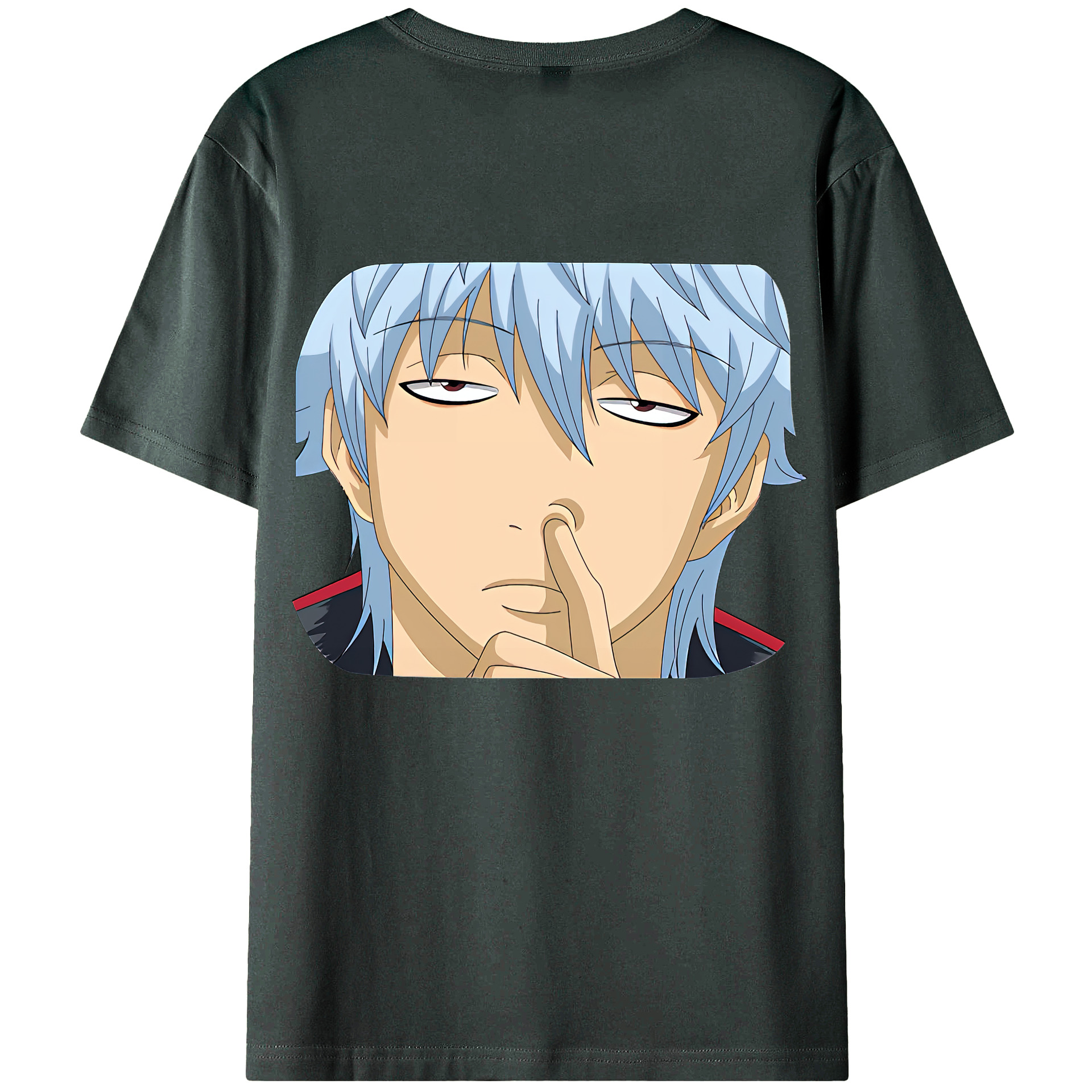 （画像用） ぎんたま 坂田銀時（さかたぎんとき） 神楽 志村新八（しむら しんぱち） GINTAMA Sakata Gintoki Kagura Shimura Shinpachi 綿100％ メンズ半袖Tシャツ（バックプリント） 通気性